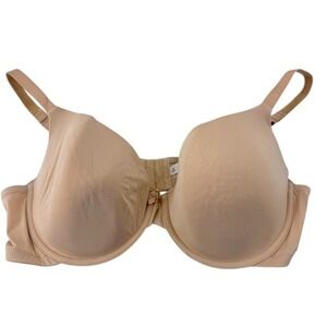 Auden The Everyday T-Shirt Bra Beige Nude Underwire Lightly Lined 40D